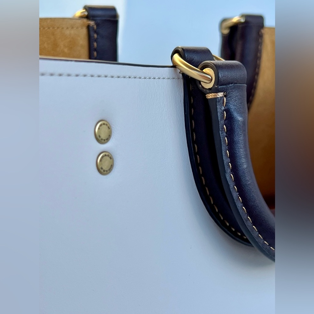Coach Rae Tote Bag In Colorblock - Picture 7 of 14